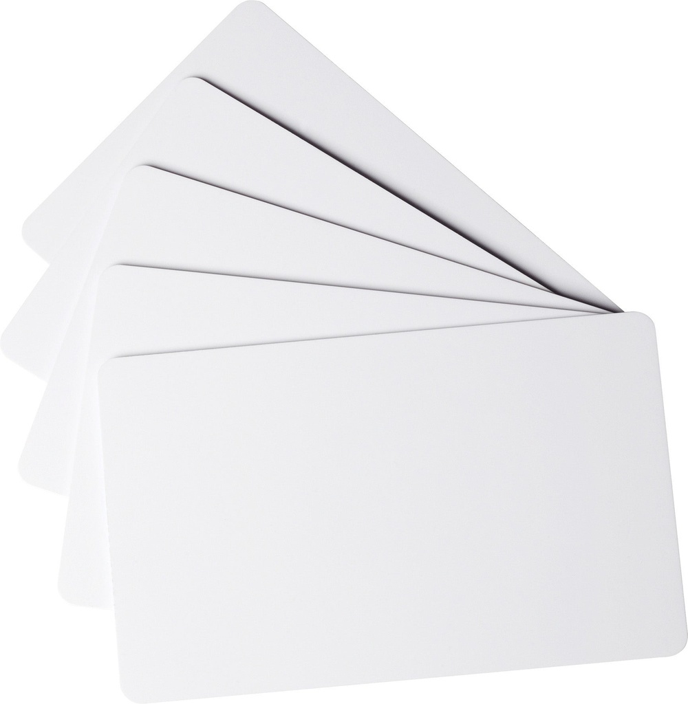 Plastkort Duracard Light 100 st/fp vit