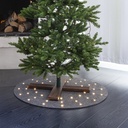 Julgransmatta LED Granne grå