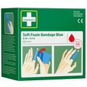Bandage Soft Foam Bandage Blue 4,5 m x 60 mm