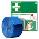 Bandage Soft Foam Bandage Blue 2 m x 60 mm