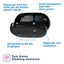 Dispenser Toalettpapper SmartOne MiniTwin Tork T9 Svart