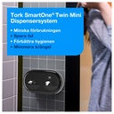 Dispenser Toalettpapper SmartOne MiniTwin Tork T9 Svart