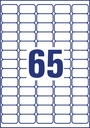 Frysetikett 38,1x21,2mm 1625/fp