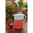 Kanna med lock 2 liter transparent