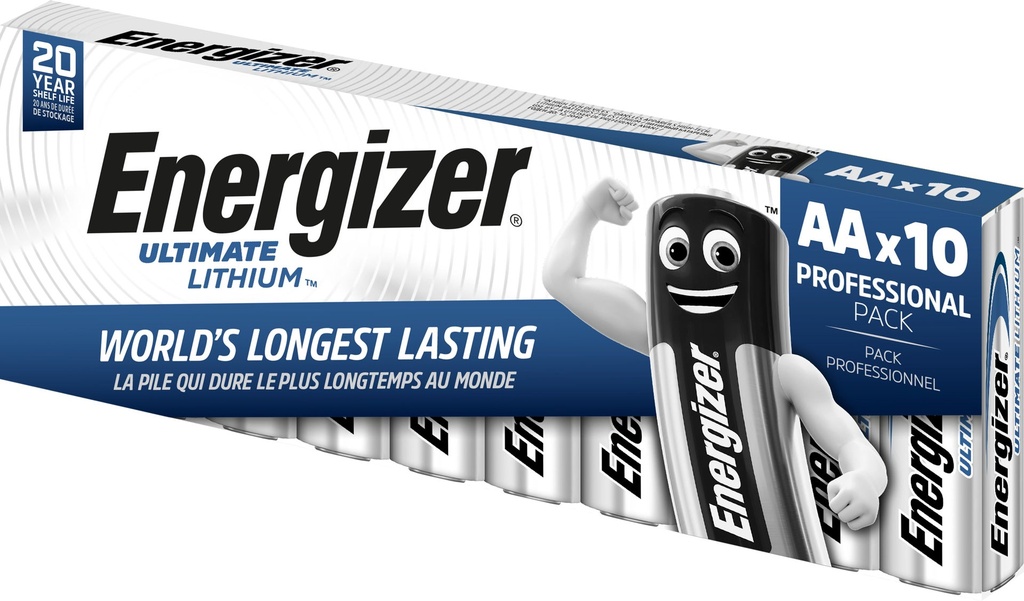 Energizer Batteri Lithium AA FR6 10-pack