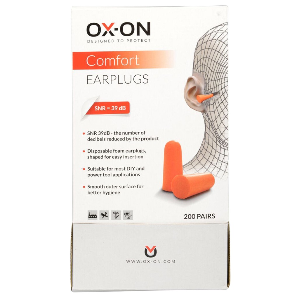 Öronproppar Ox-On Comfort 200 par