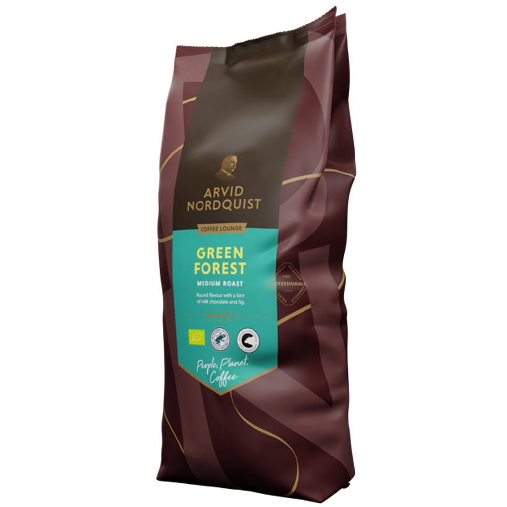 Kaffebönor hela Green Forest 1 kg Arvid Nordquist