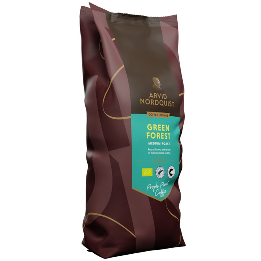 Kaffebönor hela Green Forest 1 kg Arvid Nordquist
