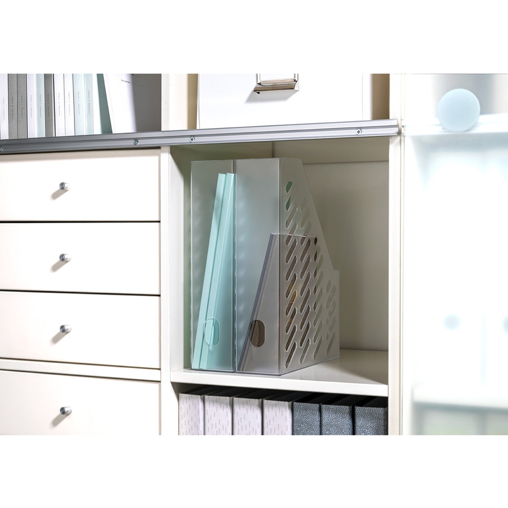 Tidskriftssamlare Han transparent