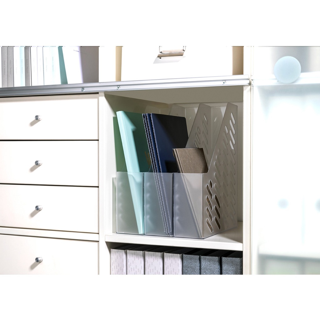 Tidskriftssamlare Han transparent