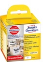 Etikett Avery durable 25 x 54 mm 160 st/fp