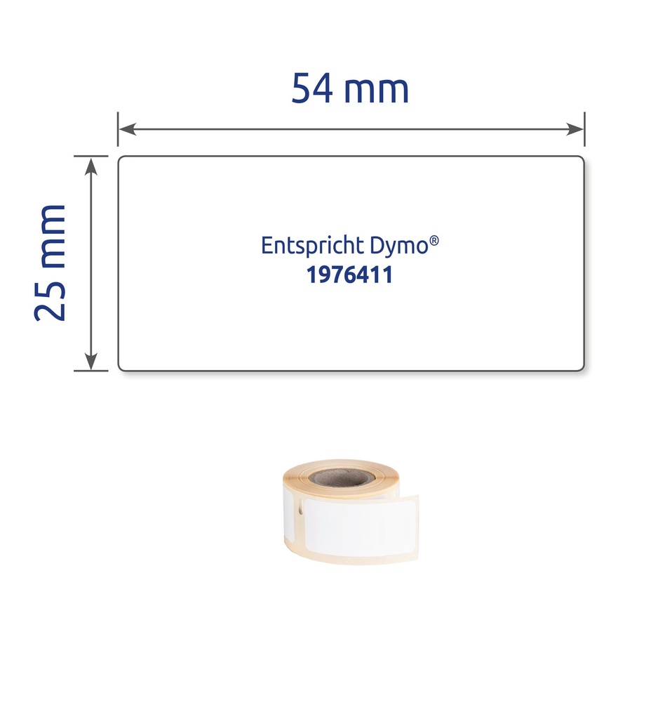 Etikett Avery durable 25 x 54 mm 160 st/fp