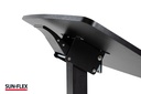 Bord manuellt Easydesk Pro 60x52 cm svart Sun-Flex