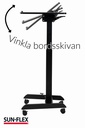 Bord manuellt Easydesk Pro 60x52 cm svart Sun-Flex