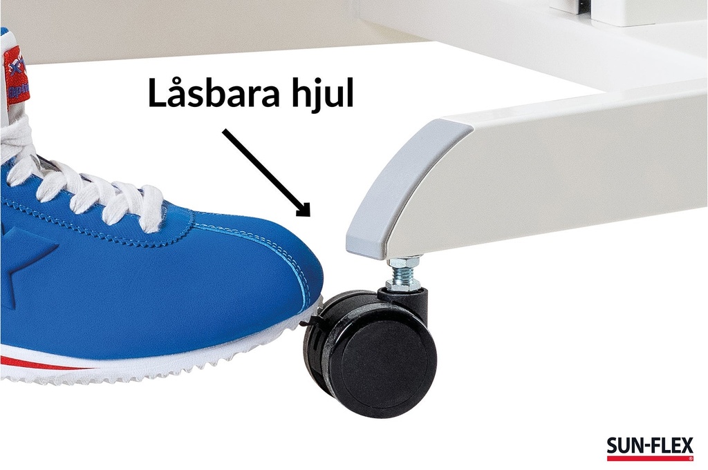 Bord manuellt Easydesk Pro 60x52 cm svart Sun-Flex