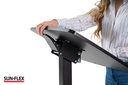Bord manuellt Easydesk Pro 60x52 cm svart Sun-Flex