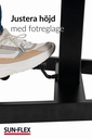 Bord manuellt Easydesk Pro 60x52 cm svart Sun-Flex
