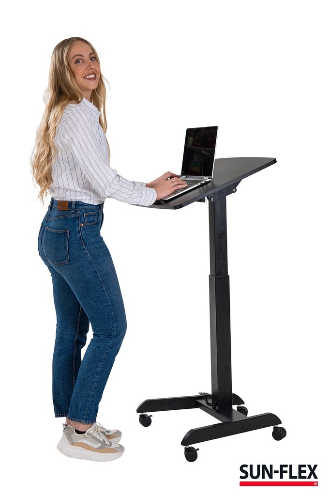 Bord manuellt Easydesk Pro 60x52 cm svart Sun-Flex