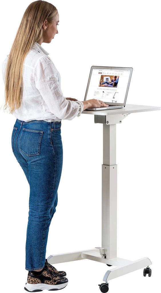 Bord manuellt Easydesk Pro 60x52 cm vit Sun-Flex