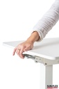 Bord manuellt Easydesk Pro 60x52 cm vit Sun-Flex