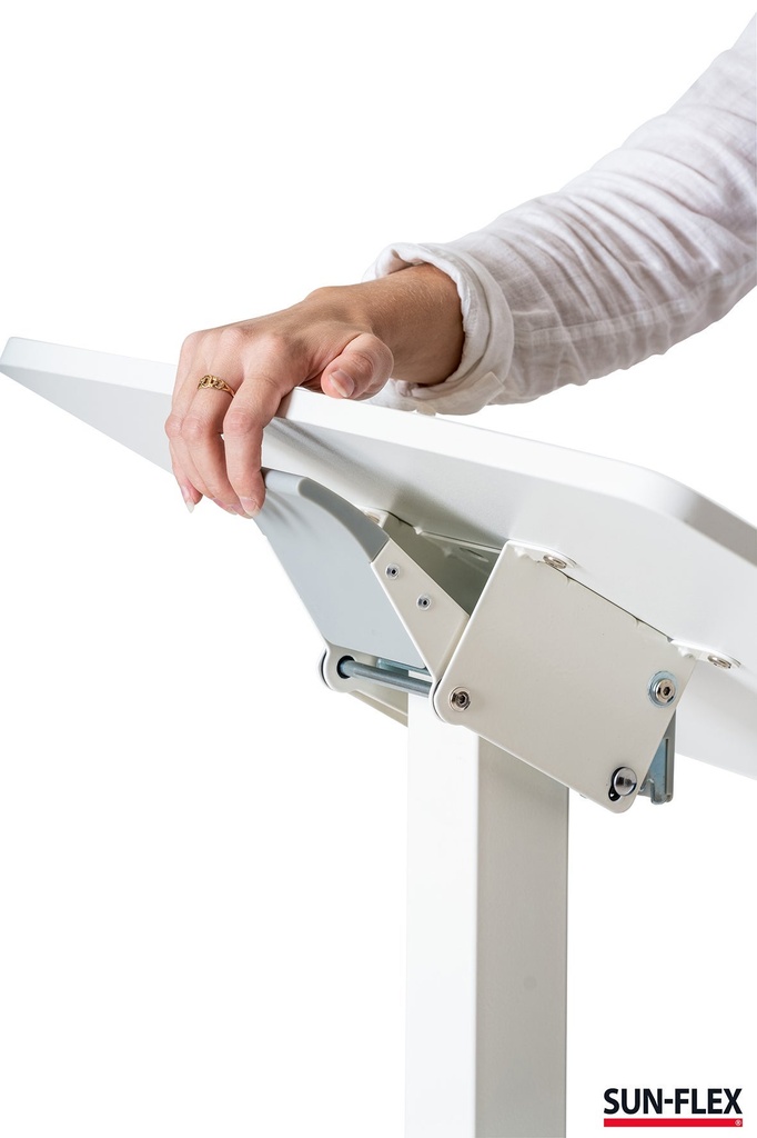 Bord manuellt Easydesk Pro 60x52 cm vit Sun-Flex