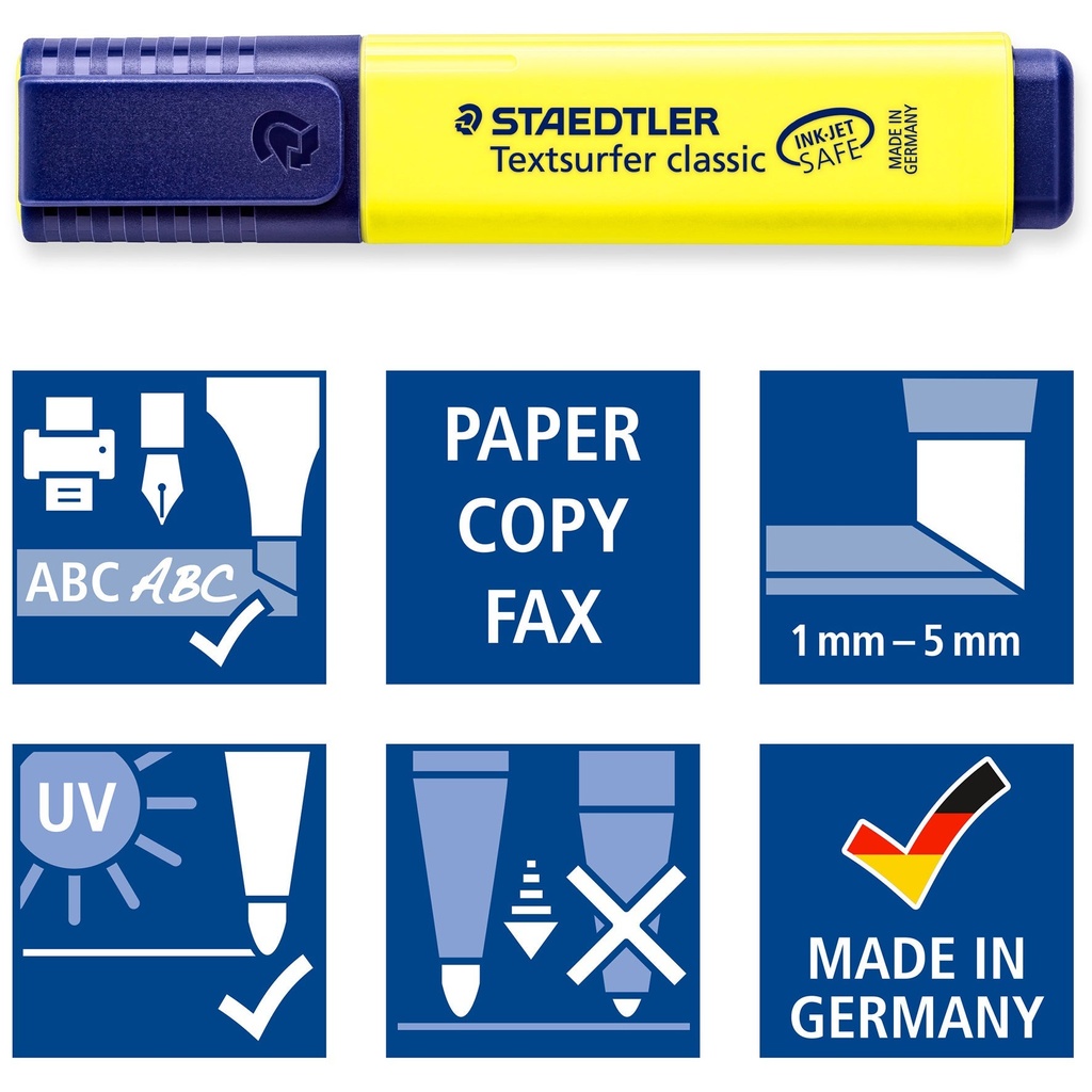 Överstrykningspennor  Staedtler 364 - Textsurfer Classic 4 st/fp