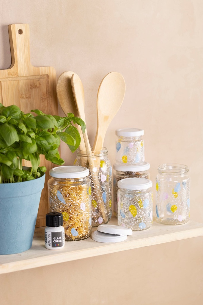 Syltburk glas med lock 370ml