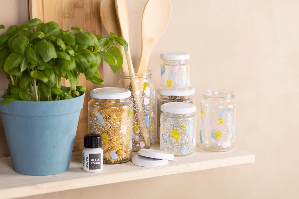 Syltburk glas med lock 370ml