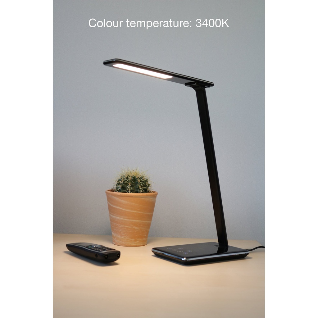 Skrivbordslampa Linka LED svart