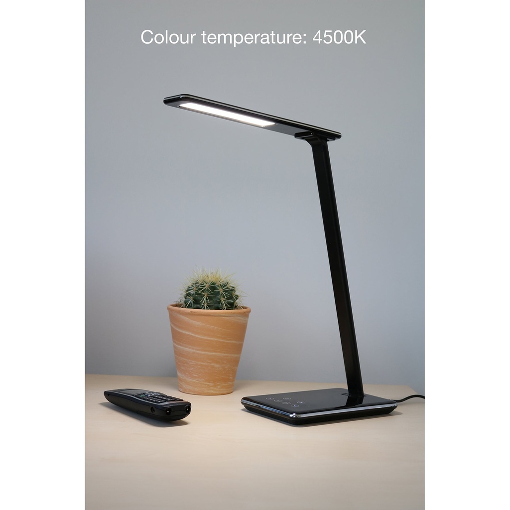 Skrivbordslampa Linka LED svart