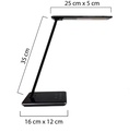 Skrivbordslampa Linka LED svart