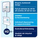 Dispenser Handduk Express Tork H2 vit
