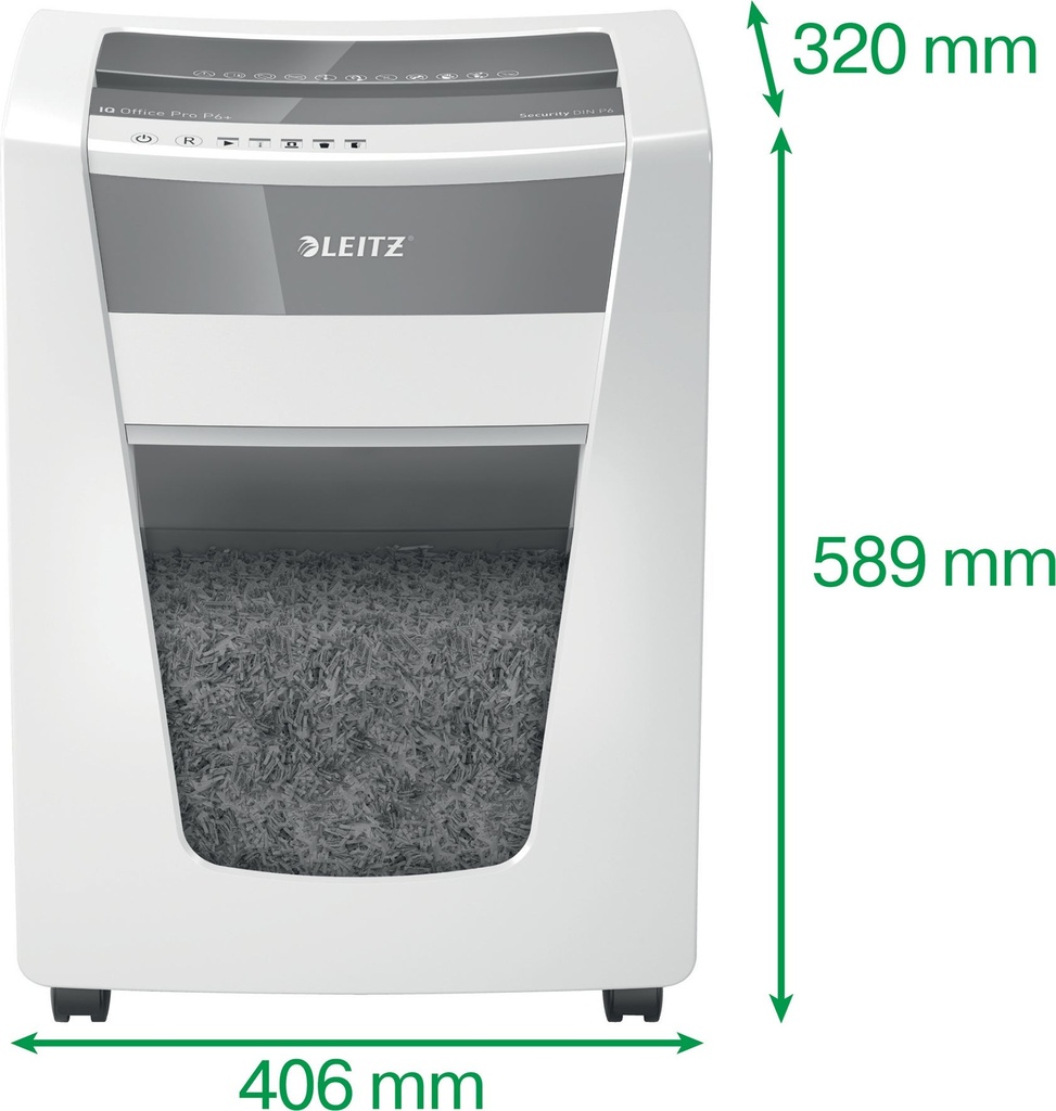 Dokumentförstörare Leitz IQ Office Pro P6+