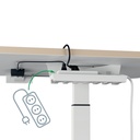 Skrivbord el höj- och sänkbart elektriskt Ergo 80x60 cm