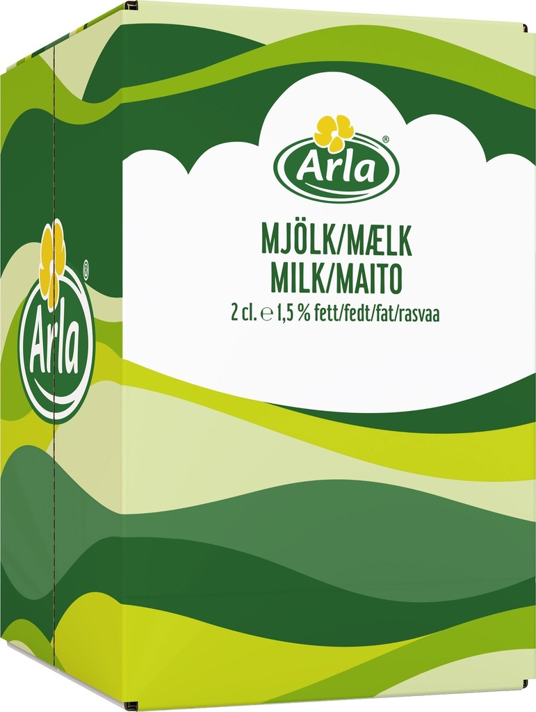 Kaffemjölk Arla Mellanmjölk 1,5% 2 cl 100 st/krt