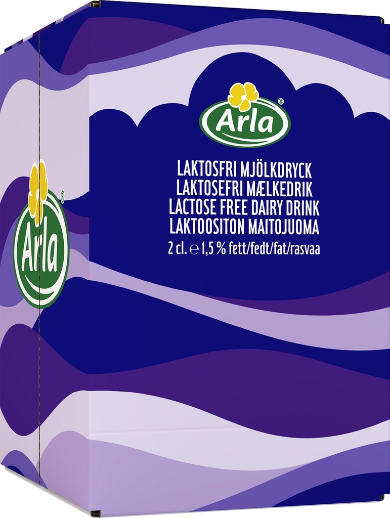 Kaffemjölk Arla  Mellanmjölk 1,5% Laktosfri 2 cl 100 st/krt