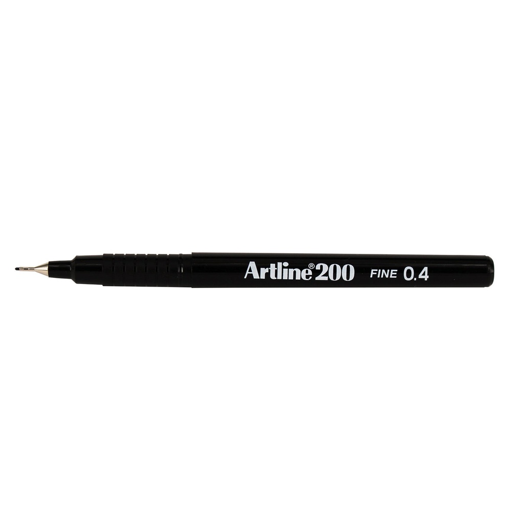 Fiberpenna Artline 200 svart