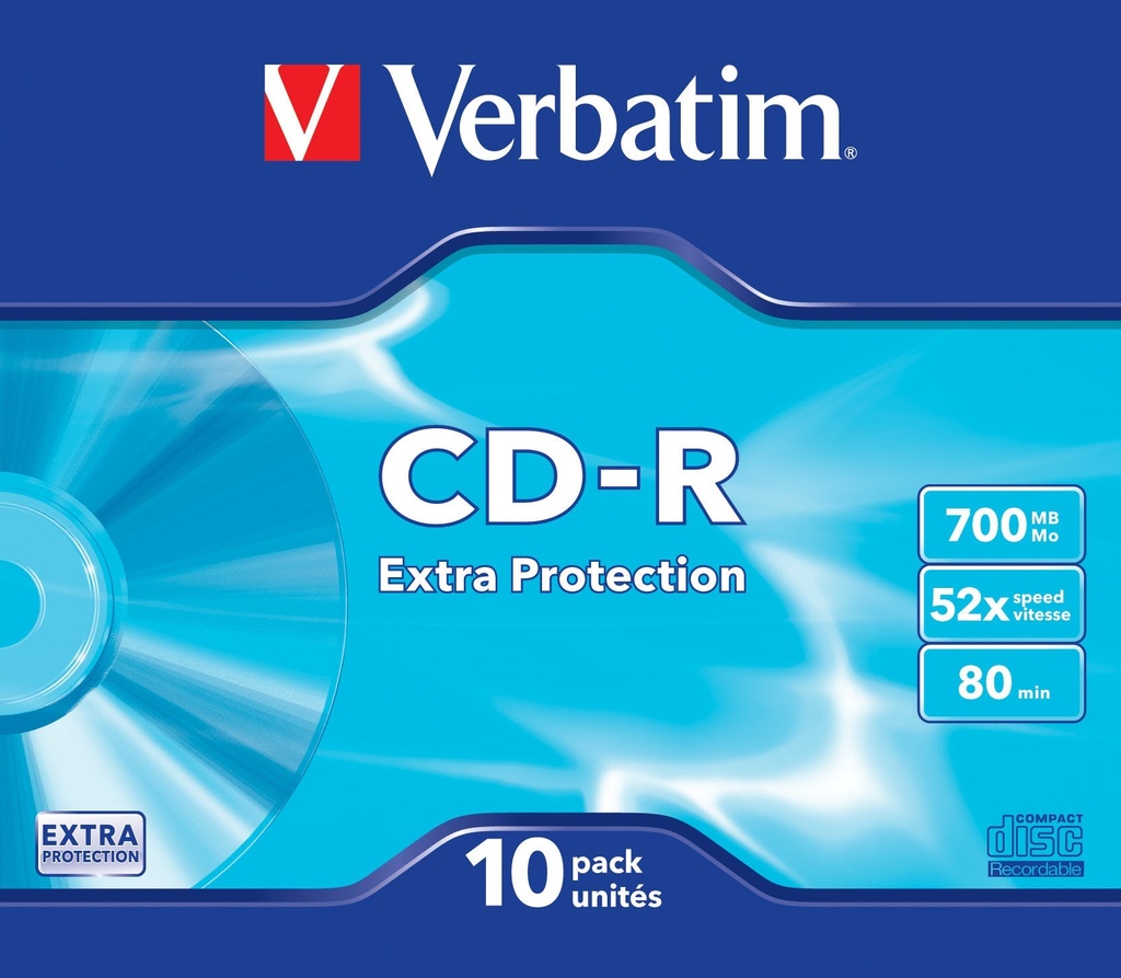 CD-R Verbatim Slimcase 10 st/fp