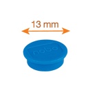 Magnet Nobo 13 mm blå 10-pack