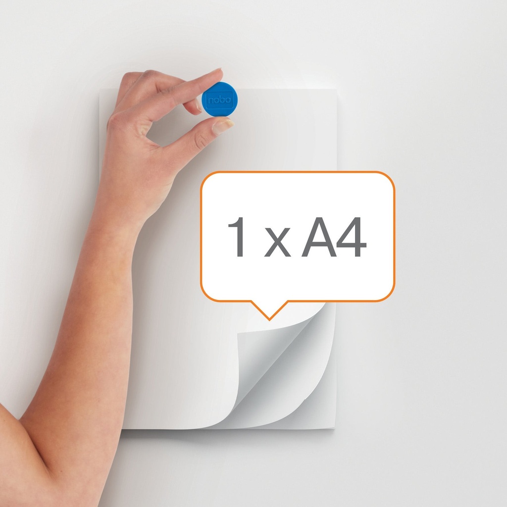 Magnet Nobo 13 mm blå 10-pack
