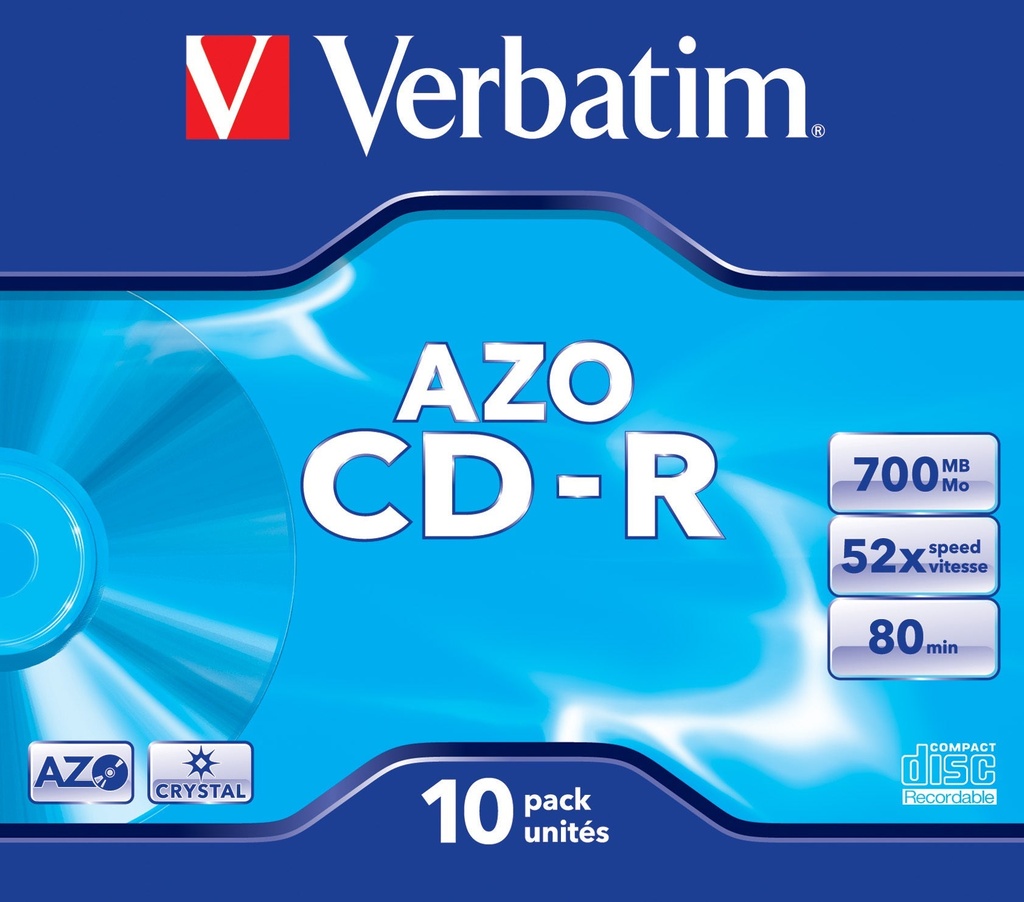 CD-R Verbatim Jewelcase 10 st/fp