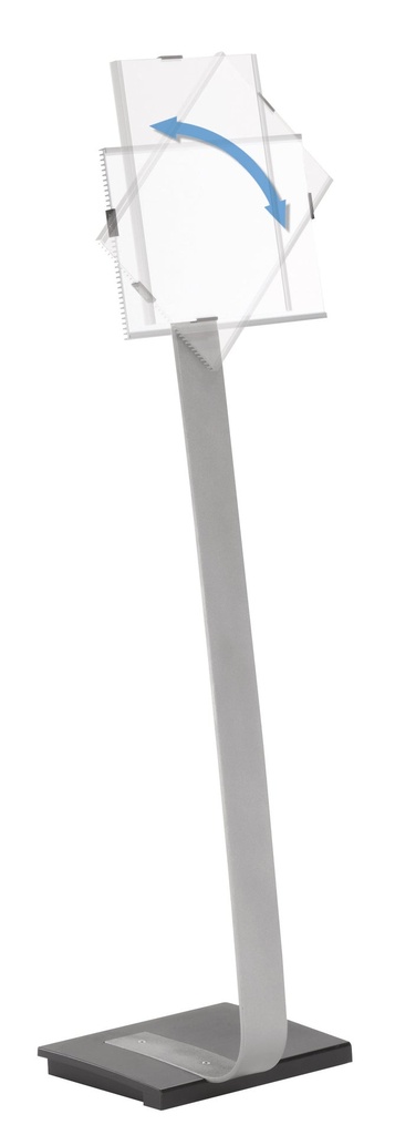 Golvskylt Info Sign A4 silver