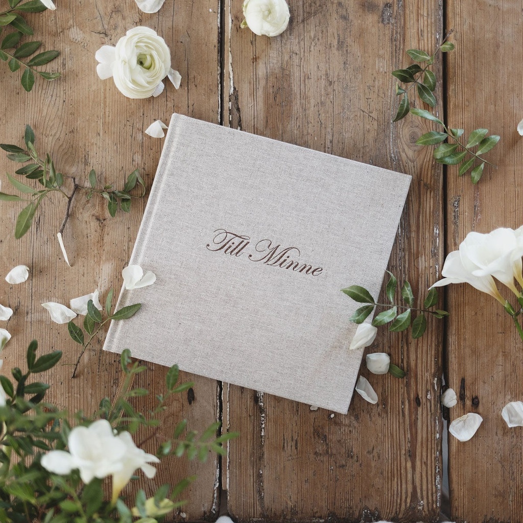 Bok Paperstyle Till Minne Rough linen