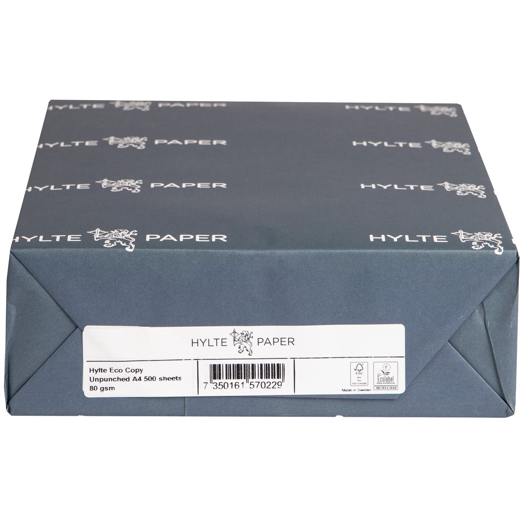Papper Hylte Eco 80 g Ohålat A4 500-pack