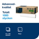 Soppåse B2 Tork 20 liter Vit 100/rl