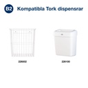 Soppåse B2 Tork 20 liter Vit 100/rl