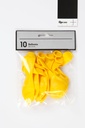 Ballonger runda 23 cm 10/fp Gul