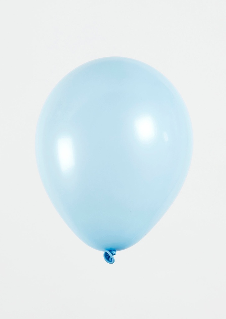 Ballonger runda 23 cm 10/fp Ljusblå