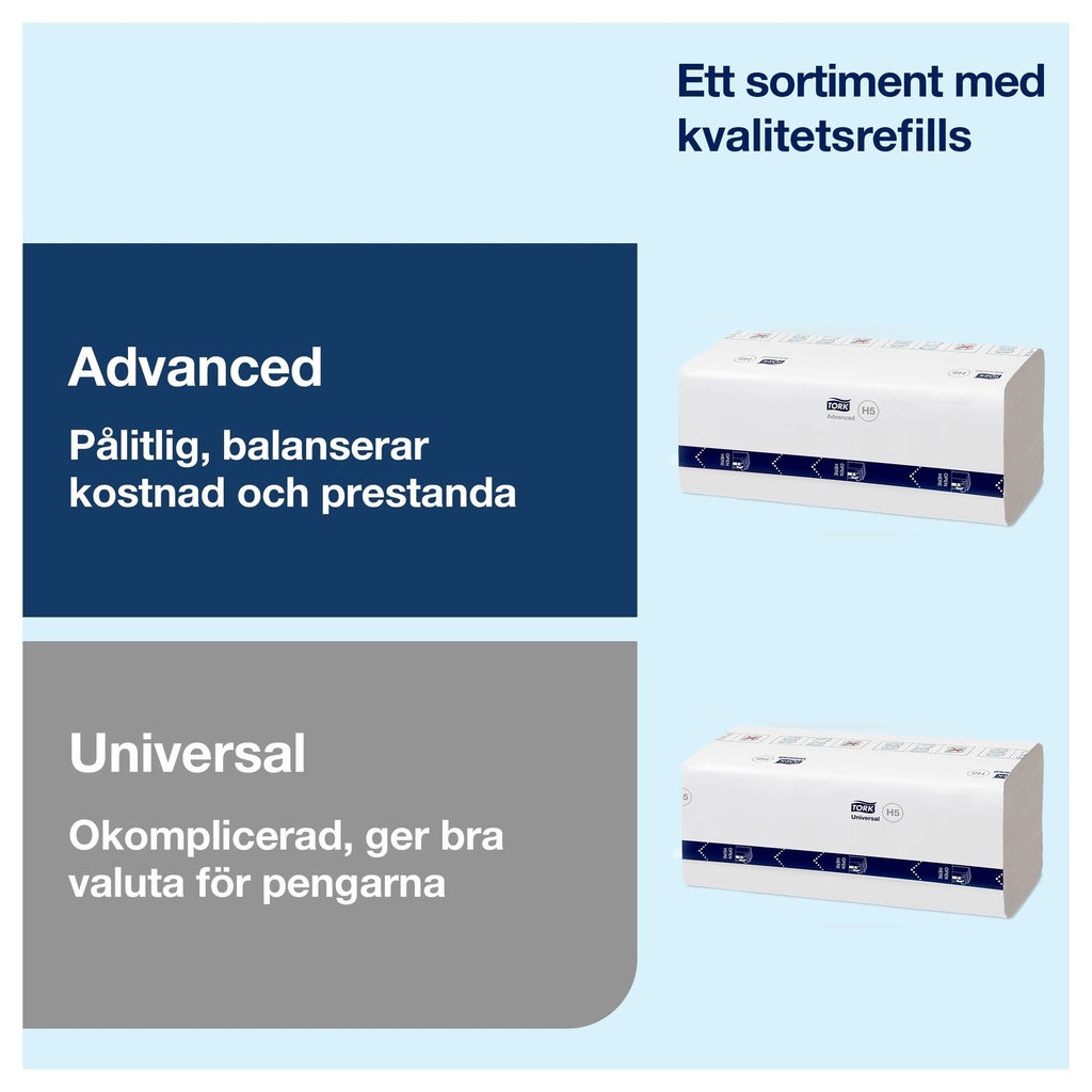 Tork PeakServe® Dispenser Continuous™ för pappershandduk H5-serien Svart