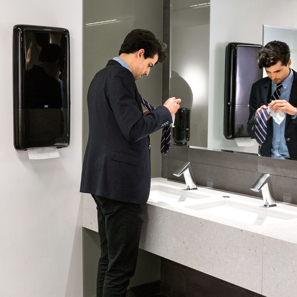 Tork PeakServe® Dispenser Continuous™ för pappershandduk H5-serien Svart
